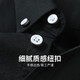 Bailing with Wolves [Pure Cotton Oxford Spinning] Camisa de manga larga de la manga larga 2025 Spring New Business Cashal Camiseta para hombres 5009 Negro 001 m (170)