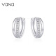 Vana Mobius silver earrings and earrings for girls, silver ear studs, temperament, Mother's Day birthday gifts for girlfriend and wife S925 silver earrings