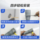 Xinfei universal pulsator washing machine drain pipe extension pipe extended outlet pipe washing machine sewer pipe hose Haier Little Swan Midea and other brands universal with clamp 1 meter