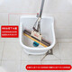 Rongjie automatic drain household large wash mop pool without dirty hands ceramic balcony desk-controlled small bathroom square mop pool No. 002 (length 40 width 37) desk-controlled drain
