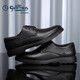 Goldlion men's shoes business formal shoes autumn simple lace-up suit lightweight leather shoes 59674007501A black size 40