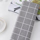 Jiazhilu tablecloth cotton and linen small fresh rectangular tablecloth coffee table cloth tablecloth ins style desk cloth student dormitory Tianzi gray grid 200*150cm
