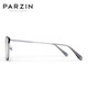 PARZIN myopia glasses for men and women Fan Chengcheng's same business frame can be equipped with anti-blue light goggles PJ15838 smoke gray frame + Wanxin 1.56 green film (within 200 degrees)