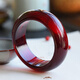 DRJEFUN authentic blood amber old beeswax bracelet burgundy blood pool bracelet amber raw stone widened amber widened bracelet inner diameter 61-62mm