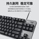 罗技K835有线机械键盘套装办公电竞游戏台式笔记本电脑84键便携键盘 K835机械键盘白色TTC轴-青轴