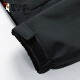 Woodpecker Jacket Men's Jacket Autumn and Winter Clothes Men's Three-in-One Shock Clothes Hooded Loose Sports Working Top Men 6628 Black 4XL (170-185Jin [Jin equals 0.5 kg])