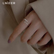 Lnieer999 Pure Silver Dolphin Silver Ring Women's Fishtail Index Finger Ring Open Ring Ring as a Jewelry Gift for Girlfriend and Best Friend S999 Silver Dolphin Ring Gift Box + Gift Bag