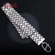 GsunG platinum men's bracelet is stylish and new, wide and large PT950 women's bracelet is fashionable and shiny. Priced by gram. Contact before bidding.