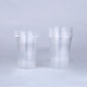Jiecheng thickened transparent plastic water cups 240ml disposable cups 100 pieces Thickened plastic cups 100 pieces