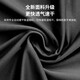李宁紧身衣背心健身男无袖高弹速干运动跑步套装篮足球训练服打底上衣 能量黑-紧身款 XL