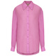 Pink Blue Wardrobe 2024 Spring and Summer i New Tiansi Corrugated Cloud Smoke Gauze Loose Long Sleeve Shirt for Women 5A2C983 Morning Pink XL