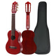 Yamaha (YAMAHA) Children's Guitar Lily GL1 Travel Men and Women Beginners Beginner Classical 6-string Mini Small Wooden Guitar Lili GL1 Red PBR 28-inch [Original Package]