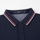 HLA Heilan House comfortable POLO shirt men's skin-friendly autumn simple and generous pullover HNTPD3Q306A Navy blue (M7) Jingdong warehouse 175/92Y (50)