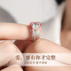 China Gold (CHINA GOLD) Platinum Platinum Diamond Ring Couple looking for wedding diamond ring birthday gift for girlfriend and wife wedding anniversary real platinum diamond sweetheart ring + engraving