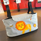 YOUNG SHOOTS stroller hanging bag storage bag multi-functional universal large-capacity storage bag children's walking artifact stroller hanging bag Lion [applicable to strollers]