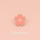 EKUSTYEE romantic cherry blossom brooch cute Japanese badge collar anti-exposure buckle ins trendy personalized decorative pin buckle 1 white cherry blossom brooch