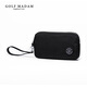 Golf (Golf) Frauen kleiner frischer Kupplungsbeutel Leichtes Kapazität Handgratt Tasche Trendy Mode Frauen Reißverschluss Clutch Geschenk für Freundin cool schwarz