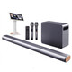 SANSUI DV-93B living room home karaoke TV audio echo wall Bluetooth projector KTV wireless microphone long strip home theater speaker subwoofer deluxe version (dual wireless microphone)