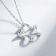 Saturday Fortune (ZLF) PT950 platinum pendant women's car flower shining lucky star pendant 1.21g