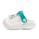 Chaussures pour enfants Babudou Boys Slippers Summer Soft Sole Baby Beach Chaussures Chaussures de trou pour enfants 117342003 Milky White 140