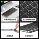 火银狐 蓝牙2.4无线有线键盘铝合金macBOOKOS静低音按键超薄剪刀脚电脑笔记本通用USB口 蓝牙+2.4G无线双模 键鼠套装 灰黑色 无光
