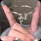 Mobius Ring auf der außer Kontrolle geratenen Prinzessin Bow Bell Armband Frauen Eröffnung Verstellbares Best Freundes Armband Temperament Schmuck M1479 [Doppelringsegen -Armband 1 Paket]