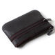 
2021 retro ultra-thin multi-functional change key bag, men and women, sheepskin mini card coin small bag, black large size