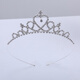 Xiaoka Yi Nong Japanese and Korean style children's rhinestone crown princess tiara bride wedding crystal baby little girl's birthday hairpin accessories