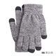 Yilan Aoxue Winter Warm gestrickte Touchsbildschirme für Männer und Frauen im Herbst und Winter Wollhandschuhe für kalte Finger nicht rutsch warmische Handschuhe G1203 Schwarz und Weiß