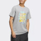 Ropa de adidas para hombres nuevos ropa deportiva de verano neo tejido transpirable en cuello redondo de altura corta de manga corta IP3887 gris s