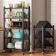 Anya kitchen rack floor-standing removable installation-free microwave storage rack shelf storage rack 5-layer full network model