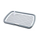 Very good dog toilet for small dogs and large dogs. Anti-trampling potty and urinal for Bichon Frize puppies. Special pet toilet supplies. Extra large flat plate and thickening #梦之grey+column