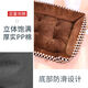 Changjiu dog kennel cat nest in winter warm large small dog Teddy dog ​​kennel cushion sleeping mat pet supplies universal in all seasons coffee lattice plus blanket XXL number 90-70CM recommended 70Jin [Jin equals 0.5 kg]