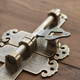 Chinese style copper thickened latch old wooden door lock garden ancient building courtyard door latch antique door buckle copper door bolt engraved 32cm antique copper