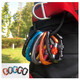 Golmud Mountaineering Safety Schnalle D-Typ Schnalle Lock Klettern Hauptschloss Outdoor-Expansionsausrüstung Schnellhanges Klettern Schnalle GM9203 Schwarz + Rot