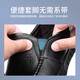 Yichi (Egchi) Business Casual Shoes Herren Lederschuhe Großgröße Cover-Schicht Cowide im mittleren Alter 36274 Schwarz 43
