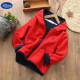 Disney children's polar fleece outer jacket 2023 new children's clothing spring and autumn style boys and girls hooded top baby fleece blue elephant polar jacket 100y (90cm)