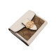 COACH luxury women's short wallet/clutch light brown with white PVC with leather 7250IMDJ8