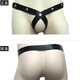 OLO men's ring imitation leather thong men's sexy underwear with holes in the front underwear for men with holes in the front N956 one size