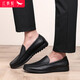 Red dragonfly cowhide men's slip-on leather shoes men's comfortable business casual shoes men's autumn and winter shoes WTA214151
