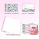Mind Act Upon Mind Handkerchief Paper Rose Small Packet Paper Wedding Wedding Paper Napkin Mini Handkerchief Paper Portable and affordable Pack 3 Layers 8 pieces * 10 packs