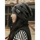 Ran Yilan Young Mom Girl's Winterhut Frauen Herbst und Winter All-Match Korean Style Trendy warm und Fleece Box Hut Fashion Ladies Mom 2 Packs (6049 Kaffee + 6052 Schwarz) Futter plus Fleece