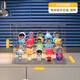 KAMAN Blind Box Storage Display Rack Transparent Dustproof Lego Brick Box Rack Bubble Mart Figure Display Box Large Ladder Model Transparent 1