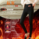 LangSha (LangSha) Lamb Velvet Thickened Warm Pants Women's Autumn and Winter Slim Cotton Pants Women's Leggings High Waist Extra Thick Pants for Outerwear Lamb Velvet Black Pocket Style 800g L 91-105Jin Jin is equal to 0.5 kg