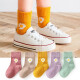 Niuniu Mengbao [5 pairs packed] children's socks girls spring autumn winter mid-calf cotton daisy baby children's socks daisy (5 pairs packed) (32-37 shoe size) recommended for 8-12 years old