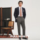 
FULL MONTY [Italy Imported VBC] Suit jacket men's business professional wool formal suit high-end singles Navy blue 1293 48