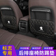 荏苒时光标致3008/4008/5008座椅防踢垫308/408/508/2008后排防护贴改装饰 标志座椅防踢垫 全包 黑色黑线2