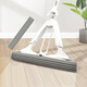 Miaojie collodion mop 38cm pole length 132, total 2 heads folding large lazy household one mop, hand-wash free sponge to absorb water
