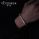 Ruofei platinum bracelet men's pt950 platinum men's bracelet new solid bracelet Qiangge's same style bracelet for men platinum 950 18 cm 48-50 grams wide about 5.5mm
