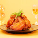 Greater Greek Orleans Hühnerflügel 675 g Luft Fritteuchsen Zutaten Gegrillte Flügel gebratene Hühnerflügel mittelscheibe Flügel Wurzel -Grillzutaten